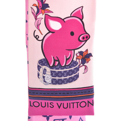 Louis Vuitton Silk Monogram Superstition Bandeau Rose 3 of 4