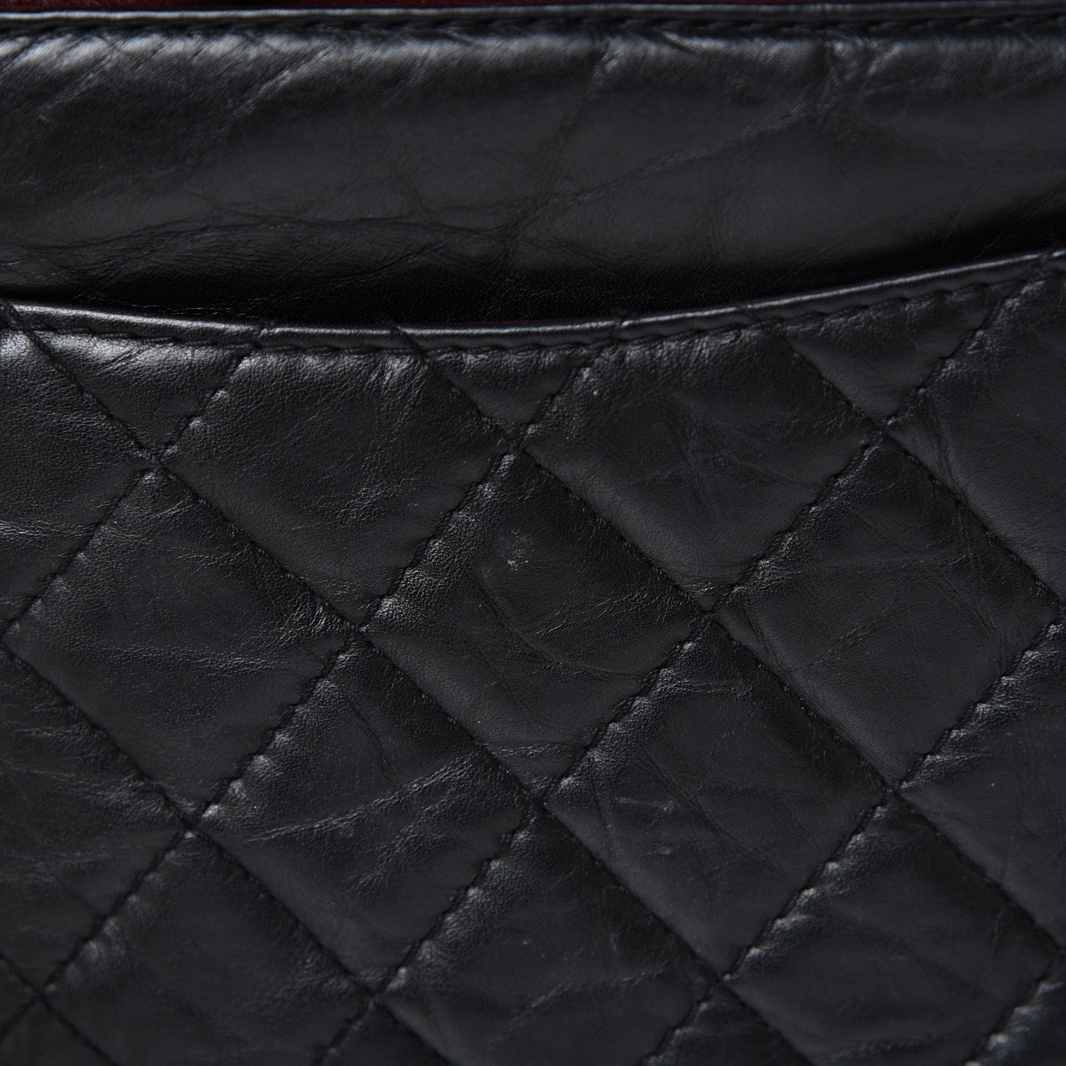 Chanel Aged Calfskin Quilted 2.55 Reissue 226 Flap Black 7 of 14