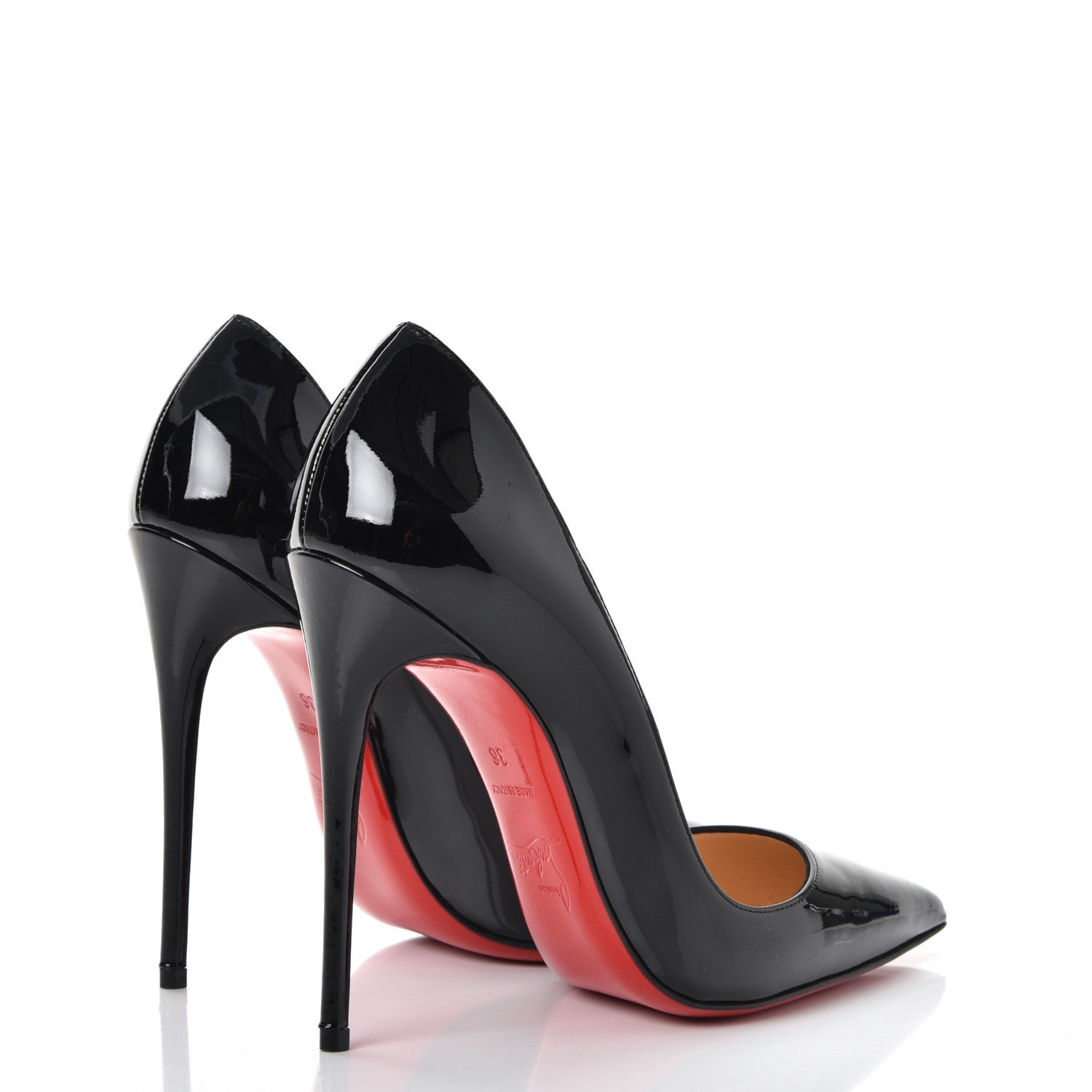 Christian Louboutin Patent So Kate 120 Pumps 36 Black 4 of 8