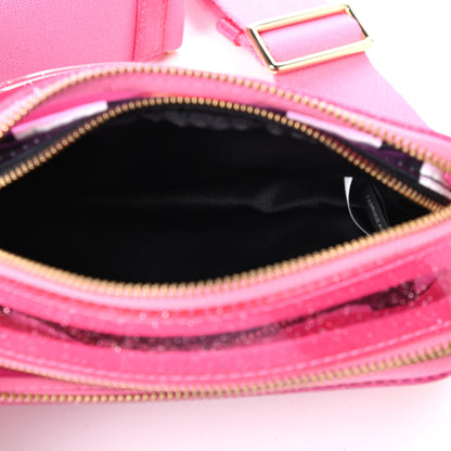 Marc Jacobs Jelly Glitter Small Snapshot Camera Bag Pink 4 of 4