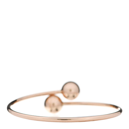 Tiffany 18K Rose Gold 11mm HardWear Ball Bypass Bracelet 3 of 5