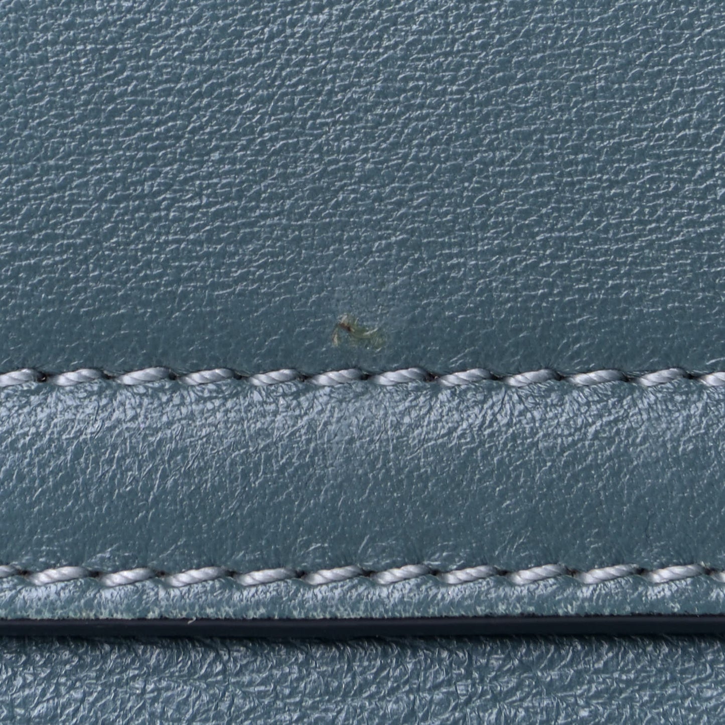 Suede Smooth Calfskin Drew Shoulder Bag Cloudy Blue