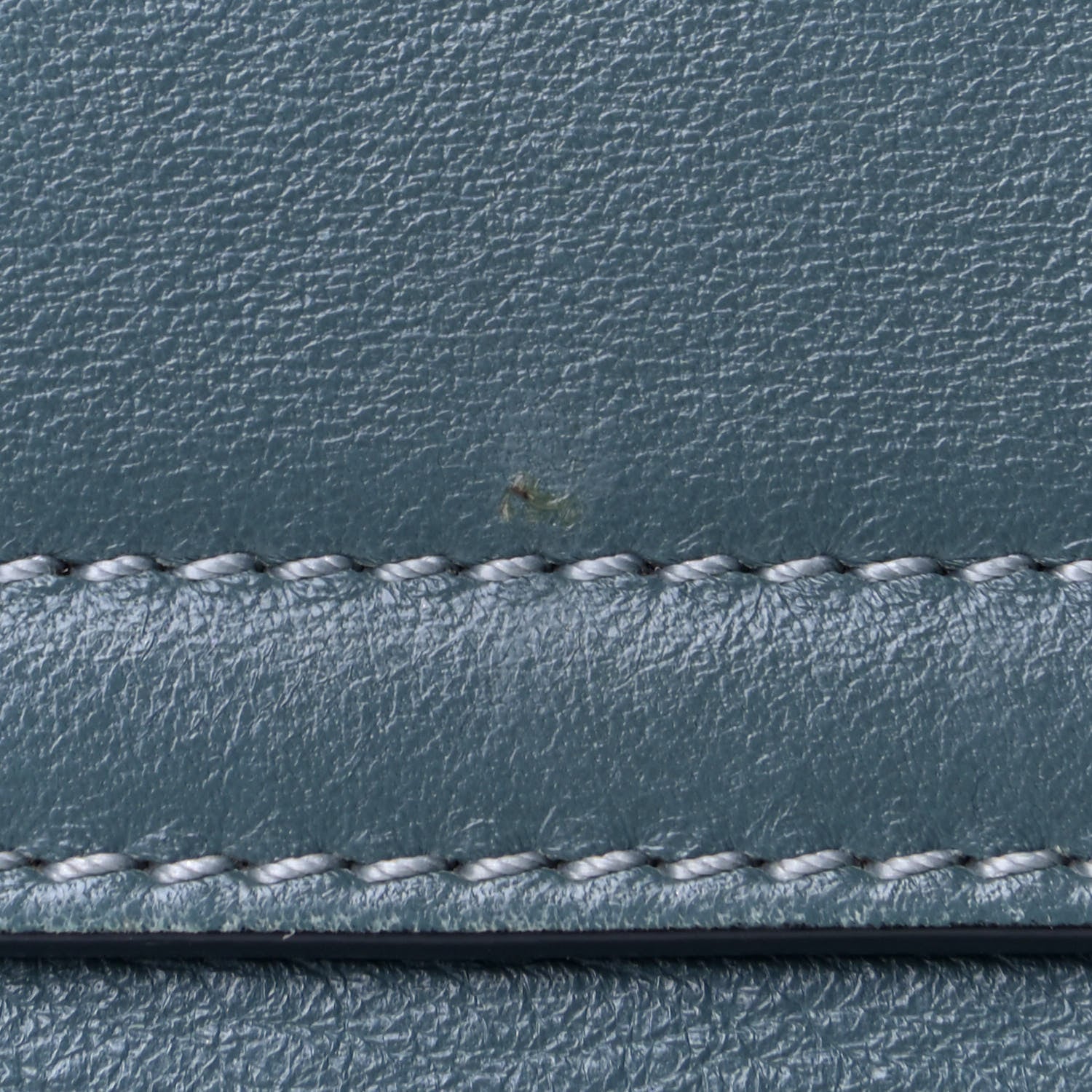 Chloe Suede Smooth Calfskin Drew Shoulder Bag Cloudy Blue 7 of 7