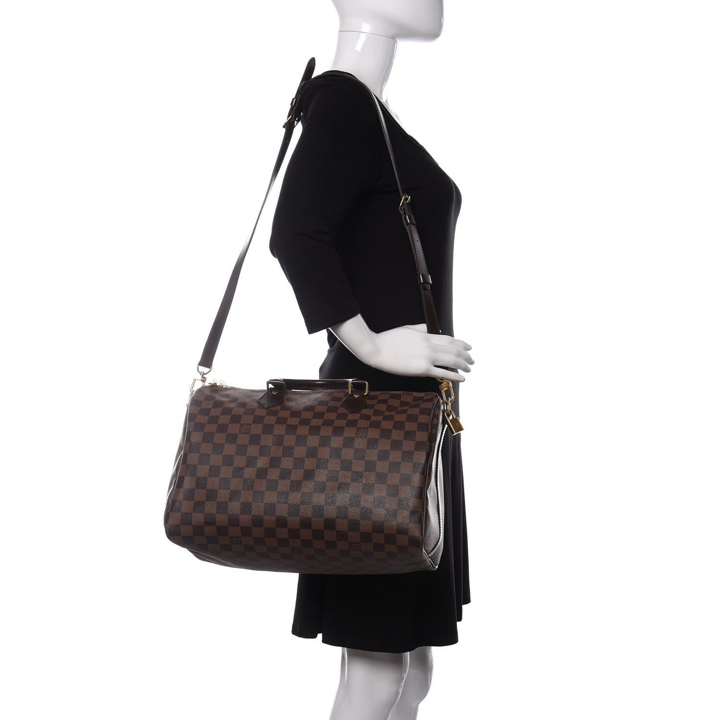 Damier Ebene Speedy Bandouliere 35