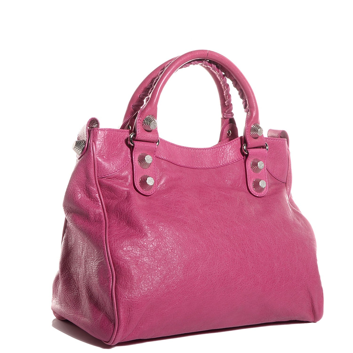 Balenciaga Agneau Giant 21 Silver Hardware Velo Cyclamen Fucsia 3 of 10