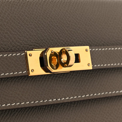 Hermes Epsom Kelly Longue Wallet Etoupe 8 of 11