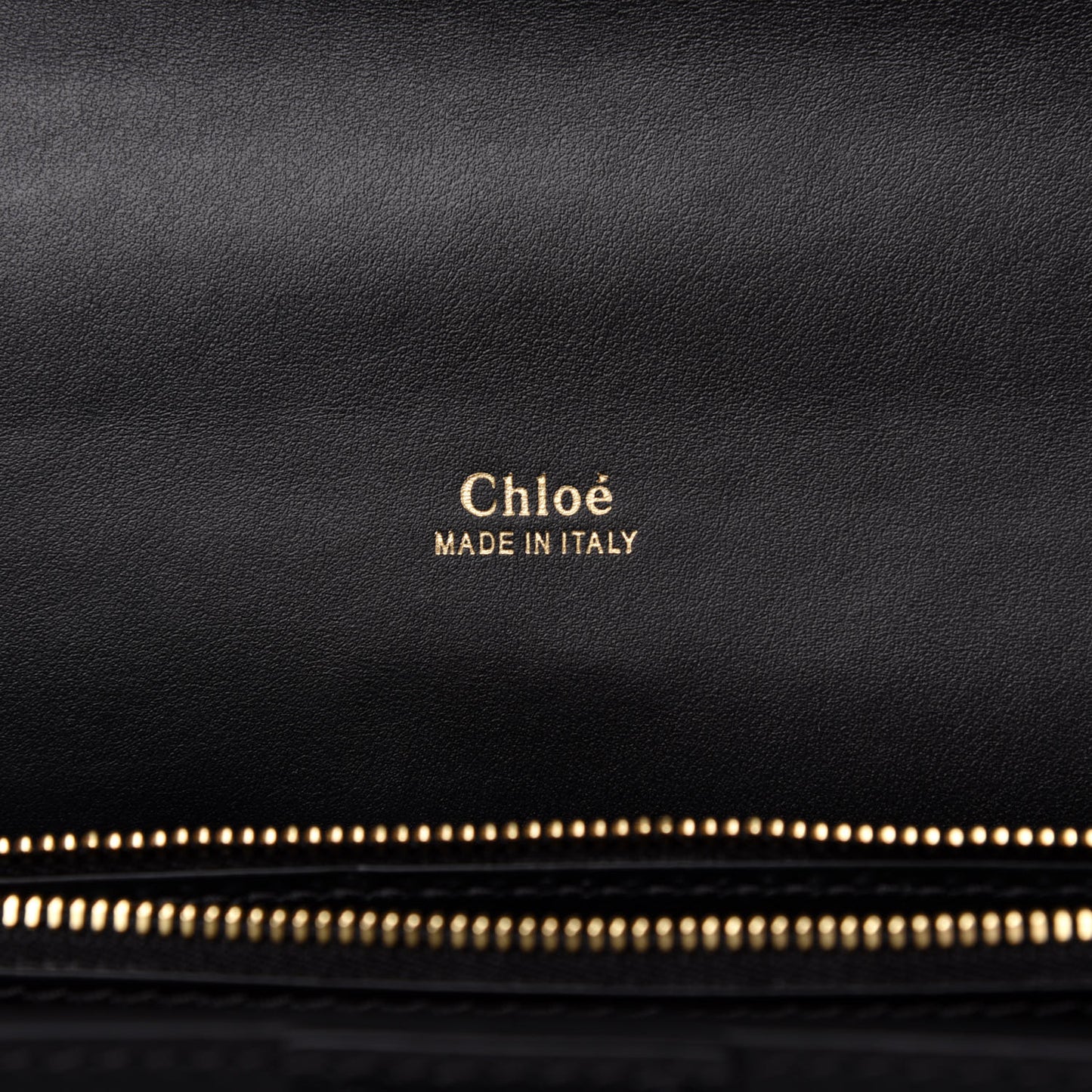 Shiny Goatskin Calfskin Aby Chain Shoulder Bag Black