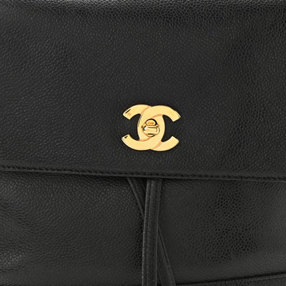 Chanel Caviar CC Backpack Black 8 of 11