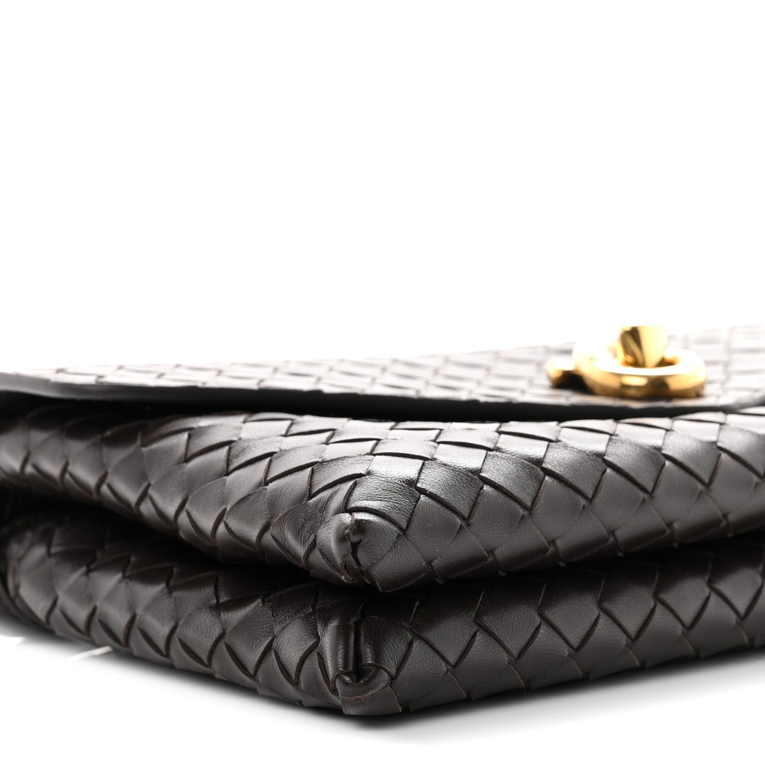 Bottega Veneta Nappa Intrecciato Knot Lock Top Handle Crossbody Bag Fondant 9 of 10