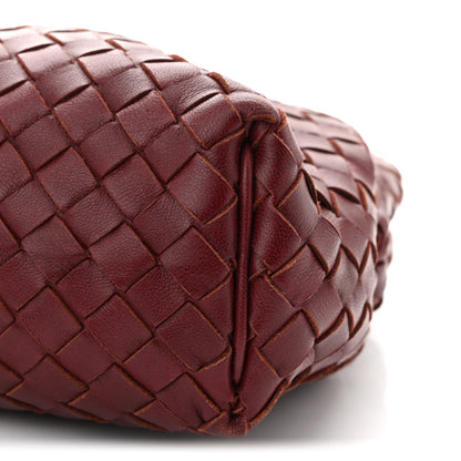 Bottega Veneta Nappa Intrecciato The Lauren 1980 Clutch Gigolo Red 11 of 11