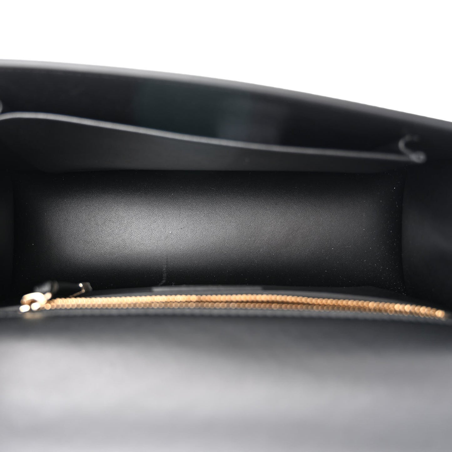 Grained Calfskin Embossed 30 Montaigne Chain Flap Bag Black