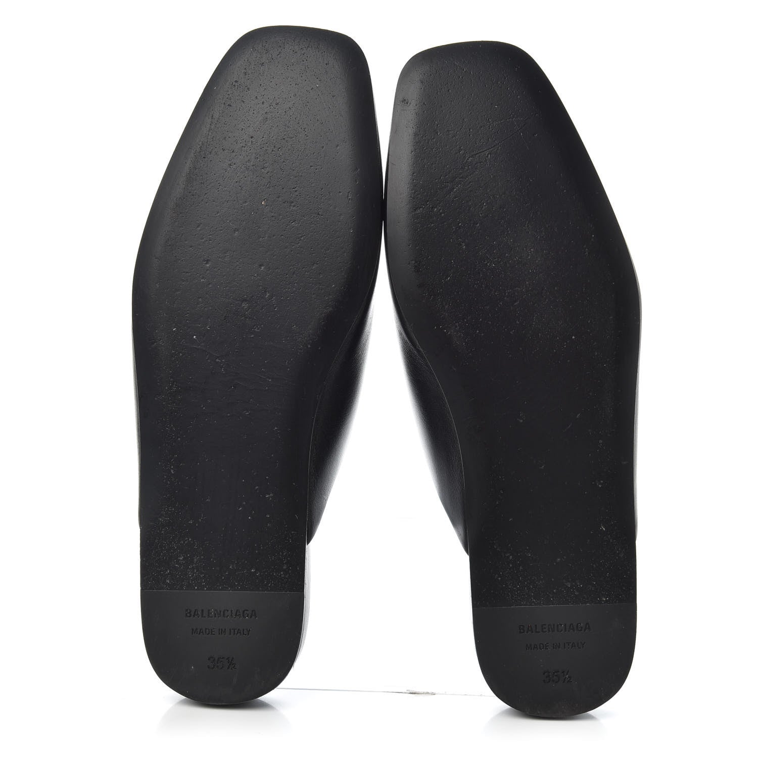 Balenciaga Calfskin BB Mules 35.5 Black 6 of 11
