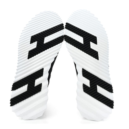 Hermes Knit Bolduc Mens Flex Sneakers 43 Black White 6 of 9