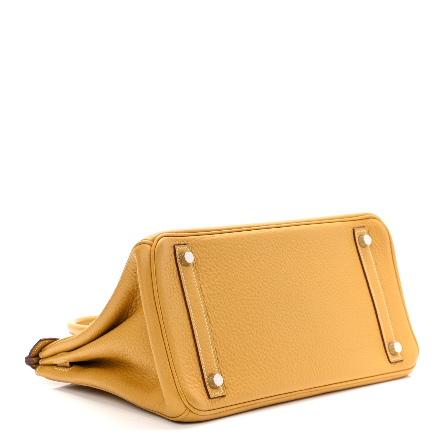 Hermes Taurillon Clemence Birkin 30 Curry 3 of 9
