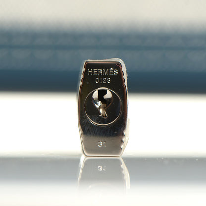 Hermes Swift Toile Ghillies Birkin 40 Bleu De Prusse 24 of 28