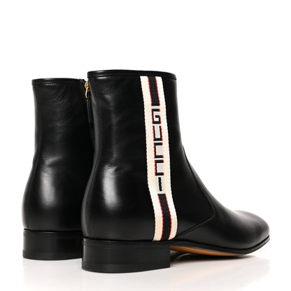 Gucci Calfskin Mens Sport Ankle Boots 8.5 Black 4 of 7