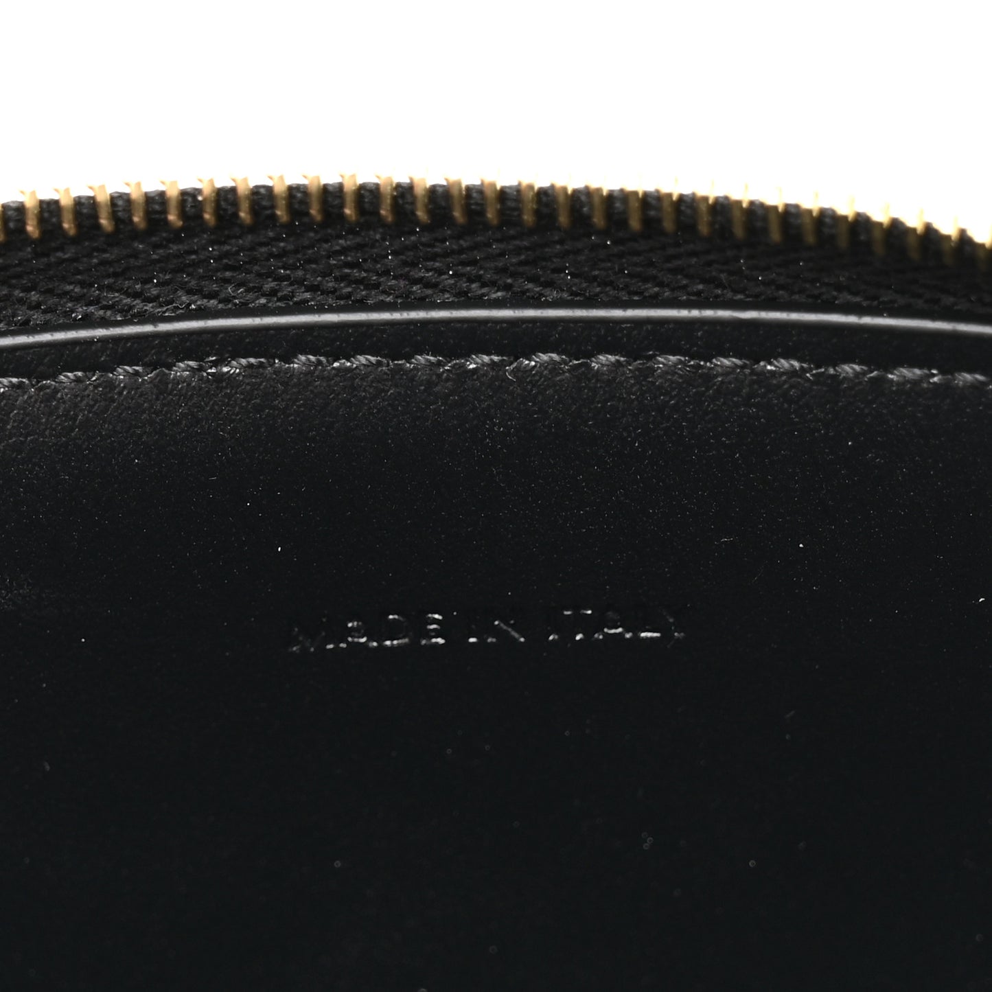 Smooth Calfskin Cuir Triomphe Clutch on Chain Black