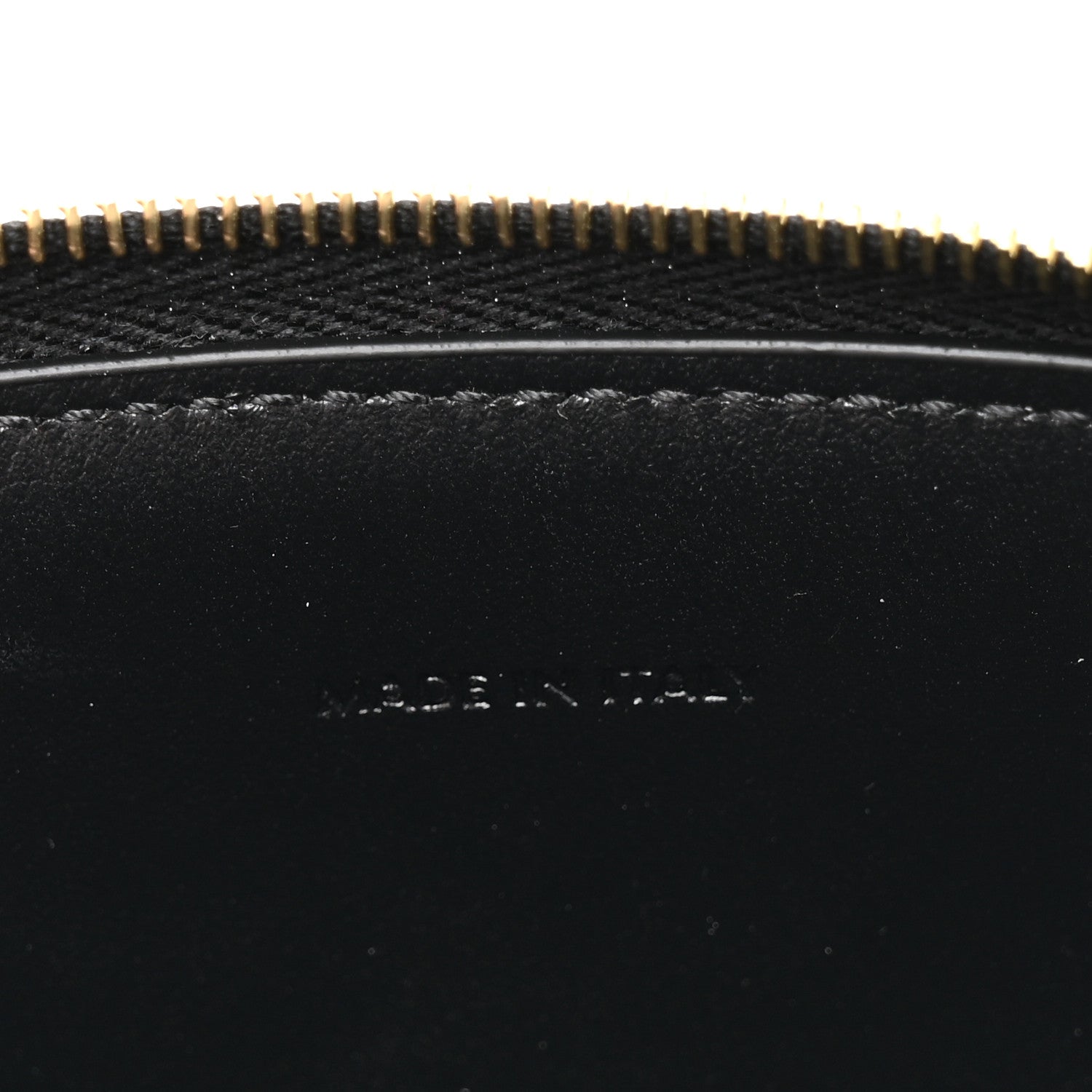 Celine Smooth Calfskin Cuir Triomphe Clutch on Chain Black 6 of 11