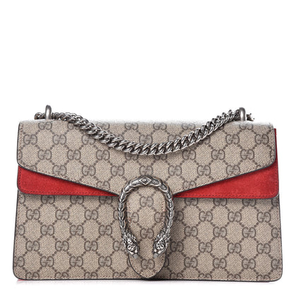 Gucci GG Supreme Monogram Small Dionysus Shoulder Bag Red 1 of 10