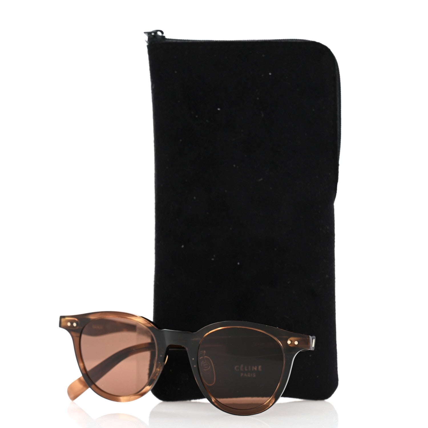 Celine Acetate 42 Sunglasses CL 41460 Dark Havana 7 of 7