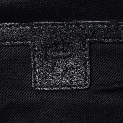MCM Calfskin Ottomar Monogram Duke Backpack Black 8 of 19