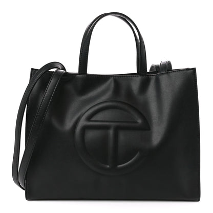 Telfar Vegan Leather Medium Shopping Bag Black 1 of 11