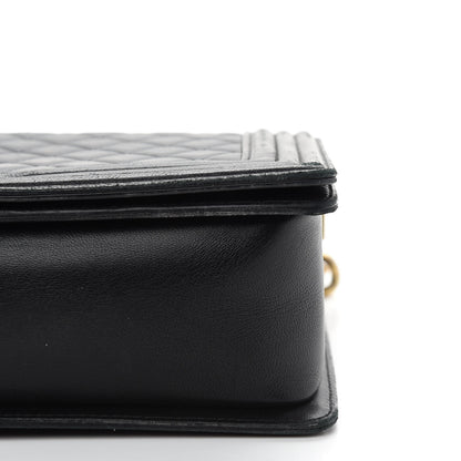 Chanel Lambskin Quilted New Medium Boy Flap Black 9 of 11