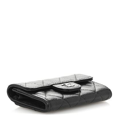 Chanel Caviar Quilted Flap Card Holder Wallet Black 4 of 11