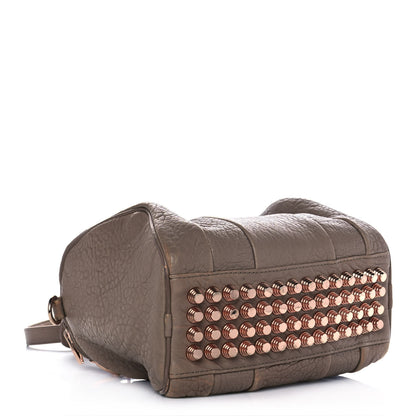 Alexander Wang Pebbled Lambskin Rockie Latte Rose Gold Hardware 4 of 10