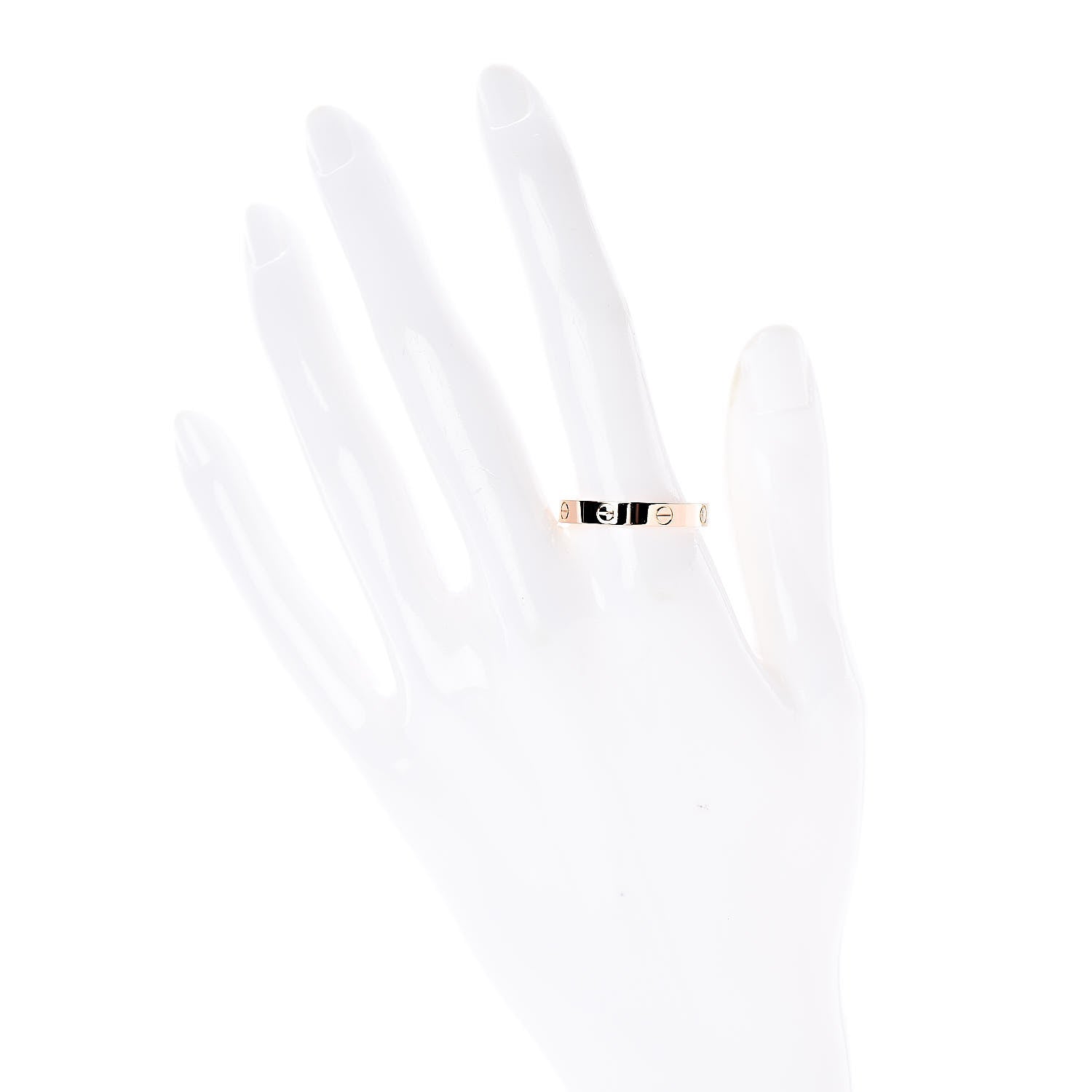 Cartier 18K Pink Gold 3.5mm LOVE Wedding Band Ring 64 10.75 2 of 4