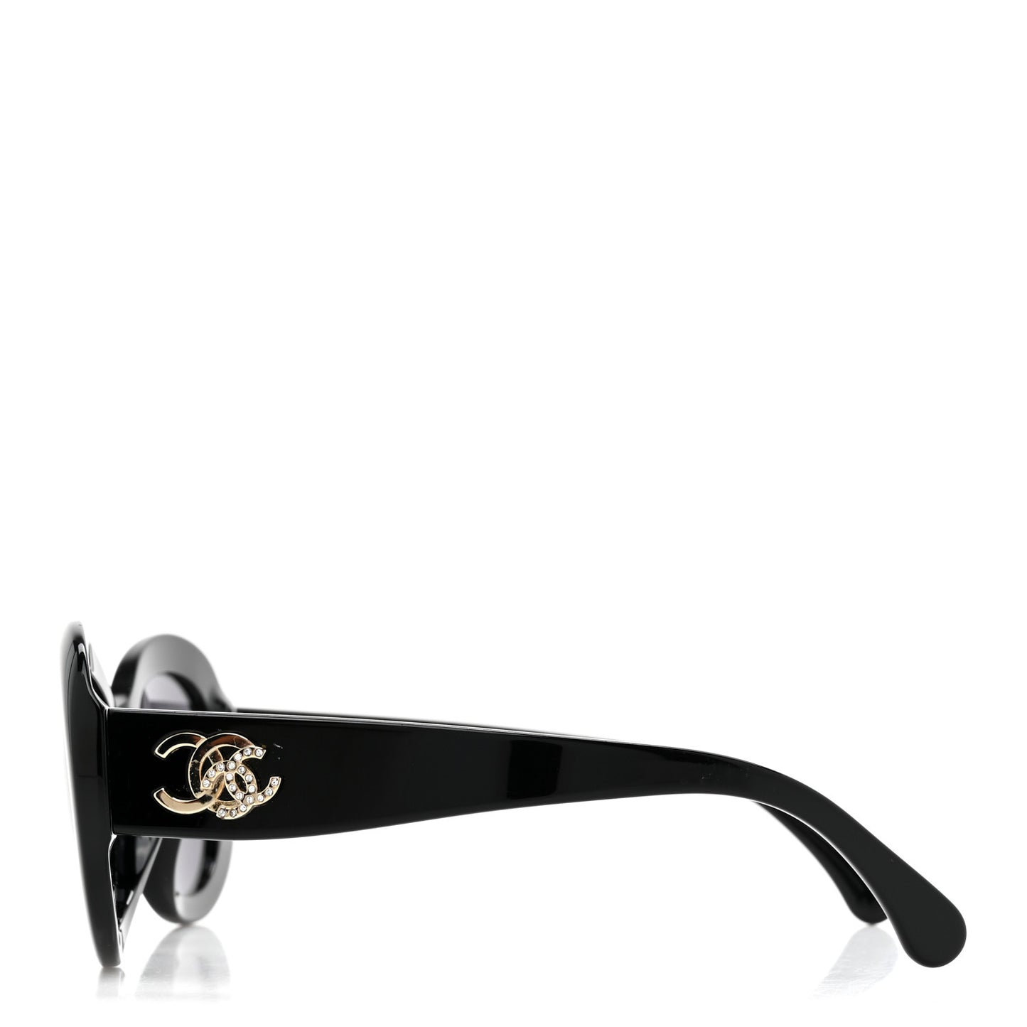 Acetate Polarized Oval CC Sunglasses 5469-B-A