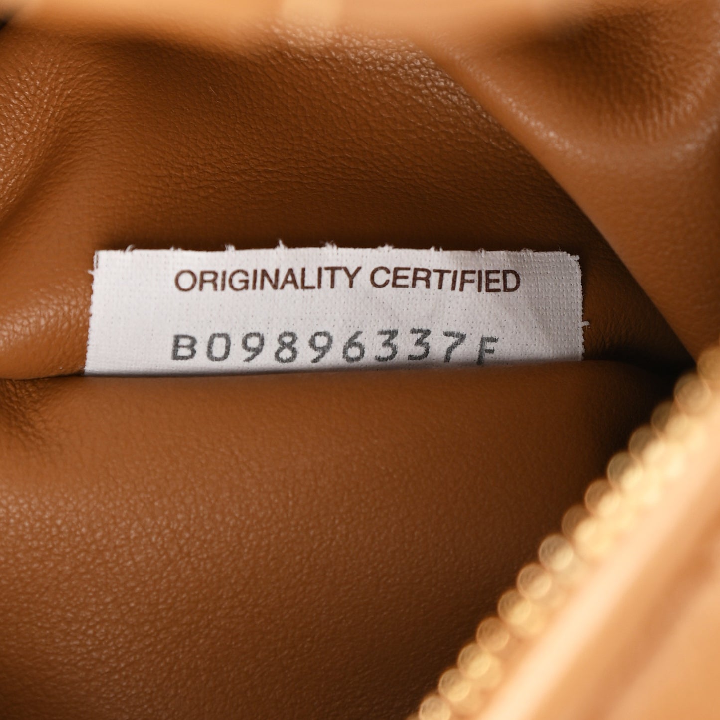 Nappa Intrecciato Mini Jodie Caramel