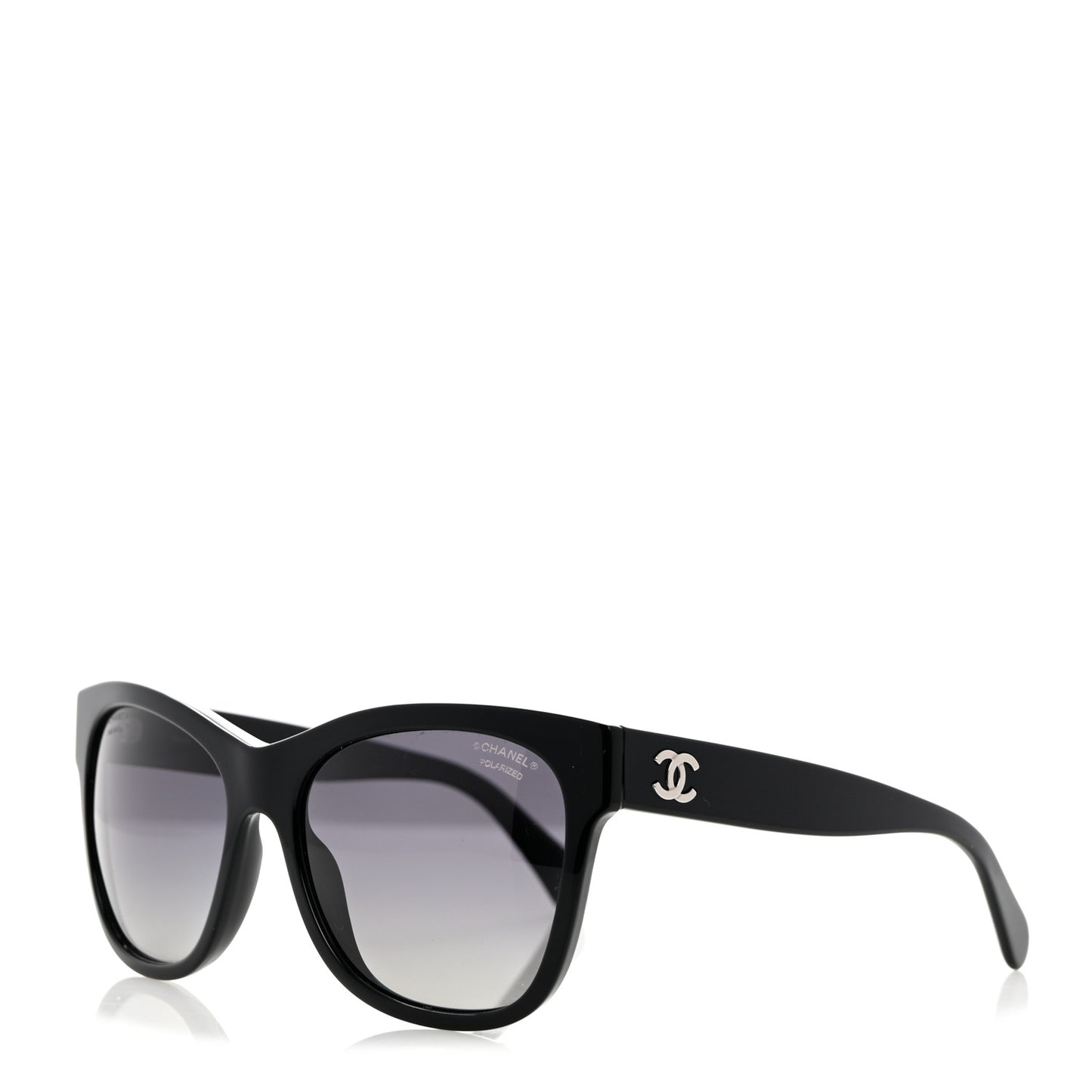 Acetate Polarized Square CC Sunglasses 5380 Black
