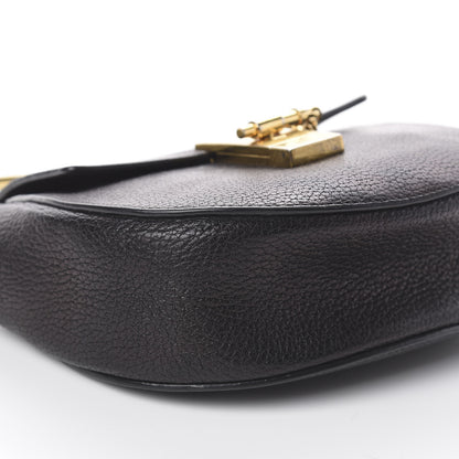 Chloe Grained Lambskin Mini Drew Shoulder Bag Black 5 of 8