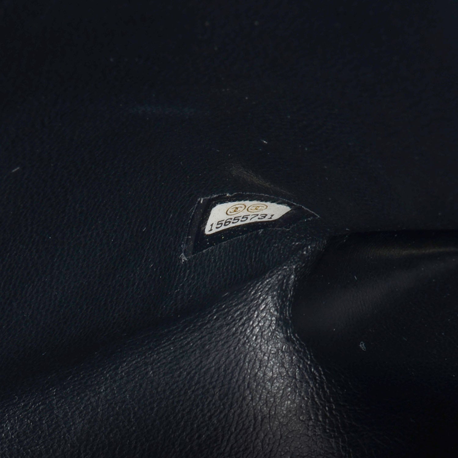 Chanel Lambskin Quilted Jumbo Double Flap So Black 9 of 9