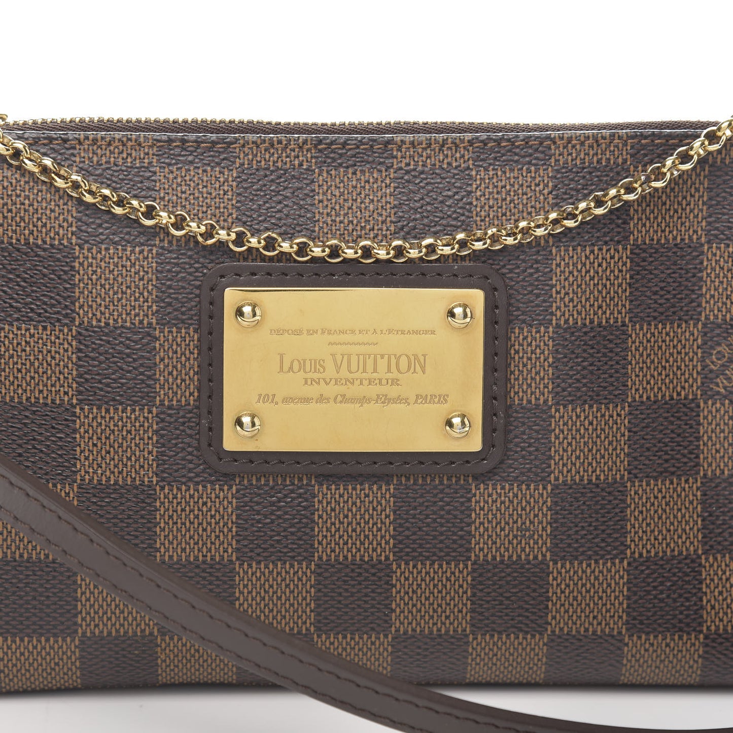 Damier Ebene Eva Clutch