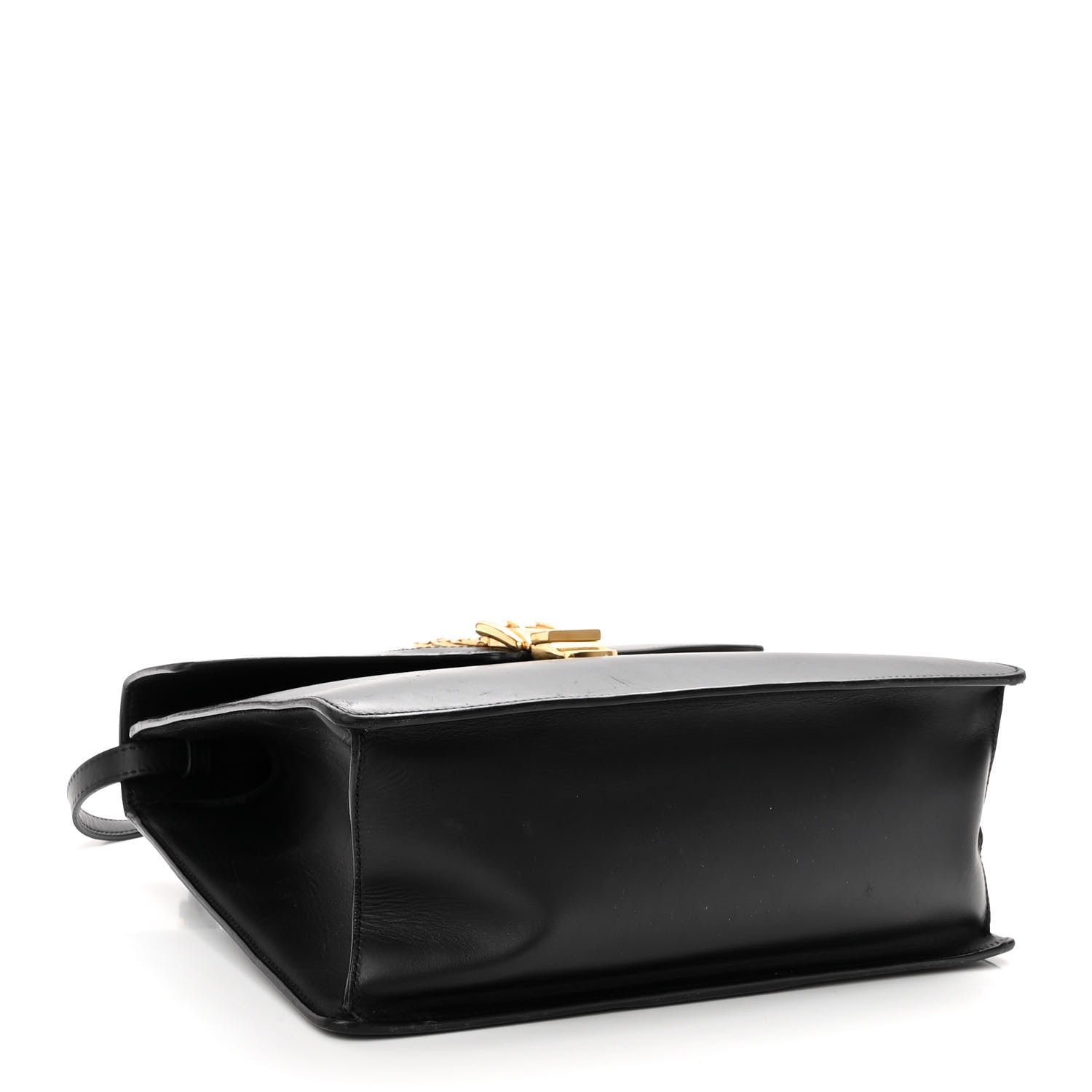 Gucci Calfskin Medium Sylvie Top Handle Bag Black 4 of 11