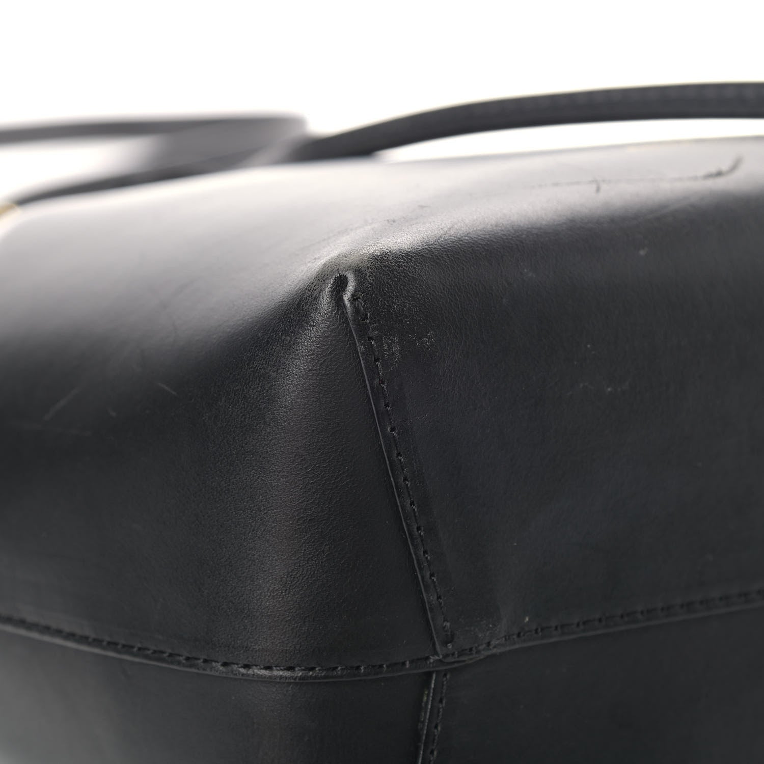 Mansur Gavriel Calfskin Mini Bucket Bag Black Flamma 5 of 11