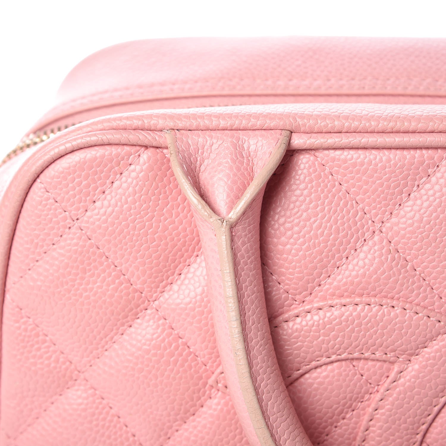 Chanel Caviar Quilted Small Bowler Pink 8 of 20