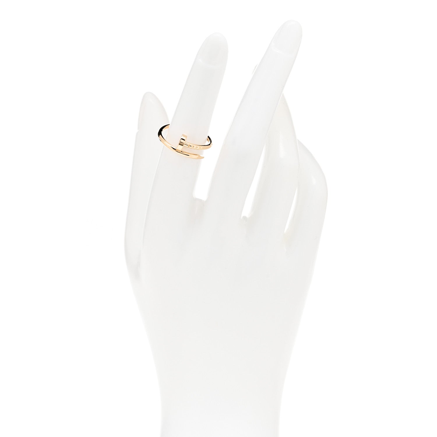 Cartier 18K Yellow Gold Small Juste Un Clou Ring 51 5.75 2 of 5