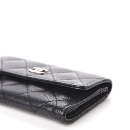 Chanel Caviar Quilted Flap Card Holder Black 7 of 11