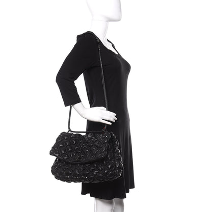 Valentino Garavani Nappa Large Spikeme Shoulder Bag Black 3 of 10