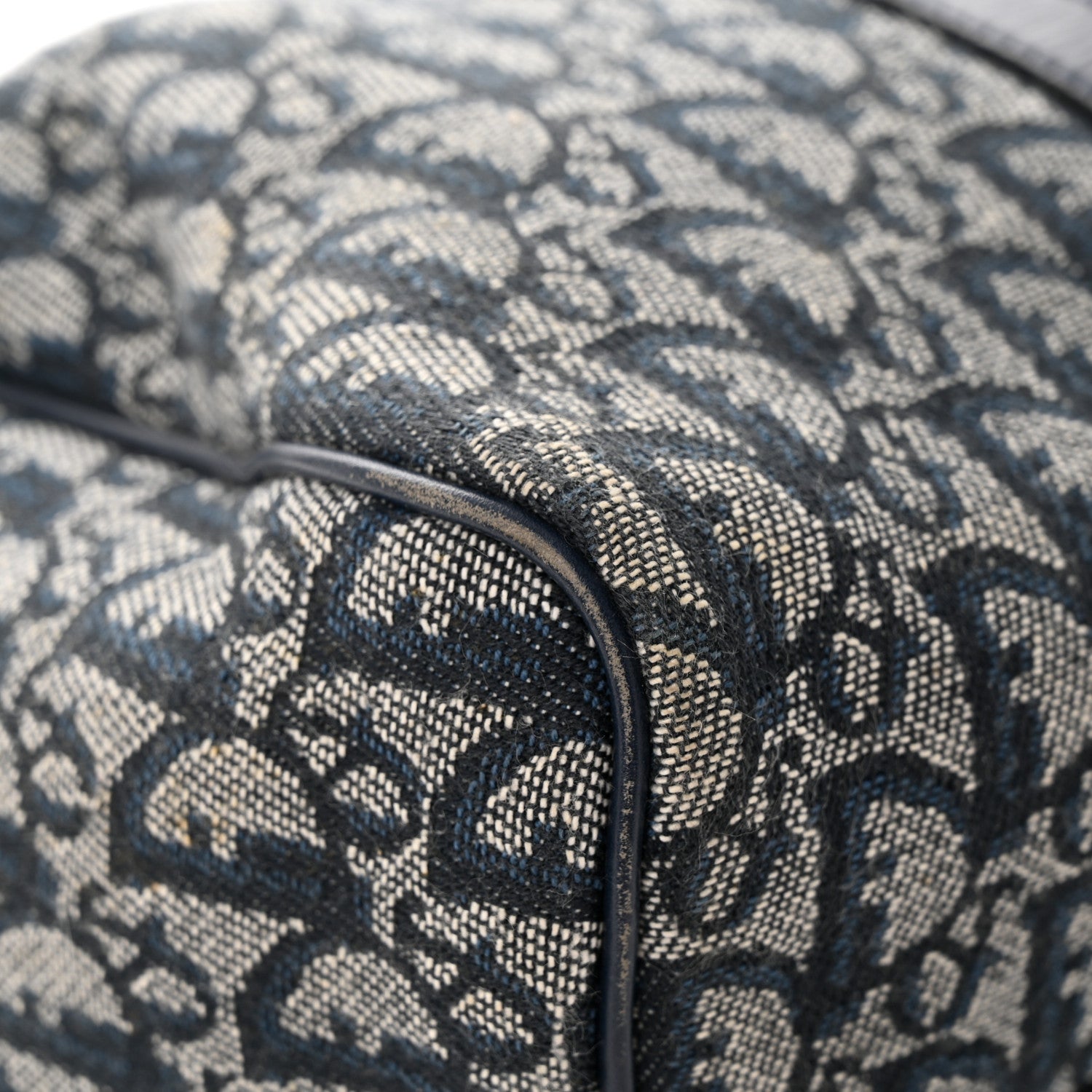 Christian Dior Monogram Duffle Navy Blue 11 of 18