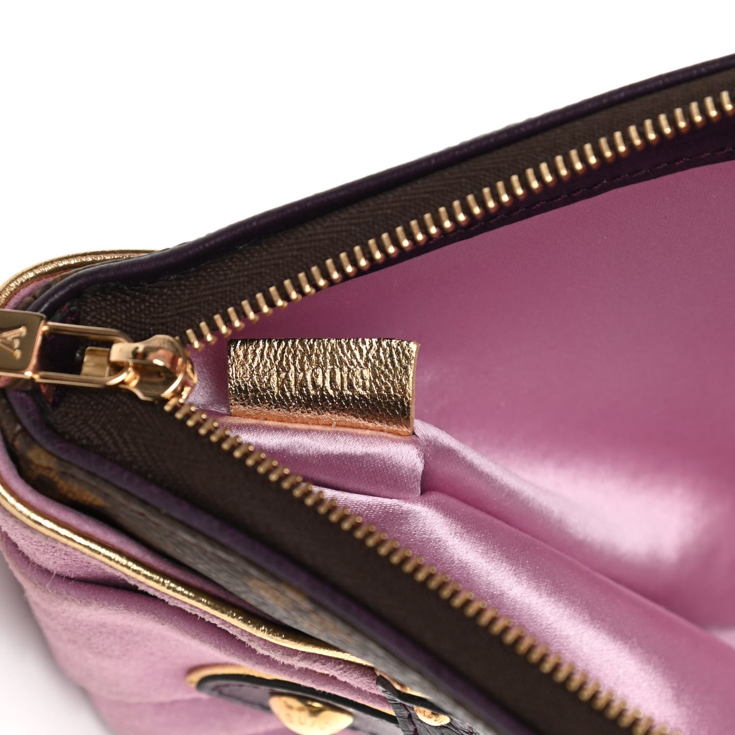 Monogram Suede Ostrich Les Extraordinaires Pochette