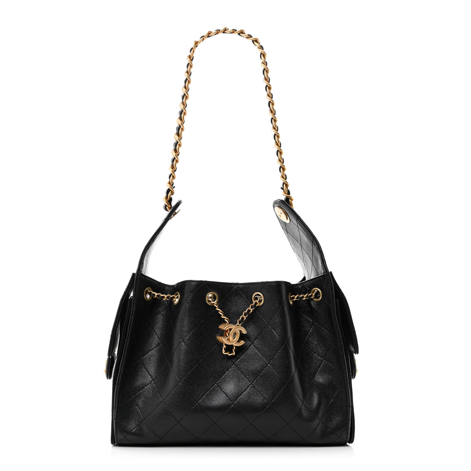 Chanel Caviar Quilted Small Chanel 25 Handbag Black 1 of 11