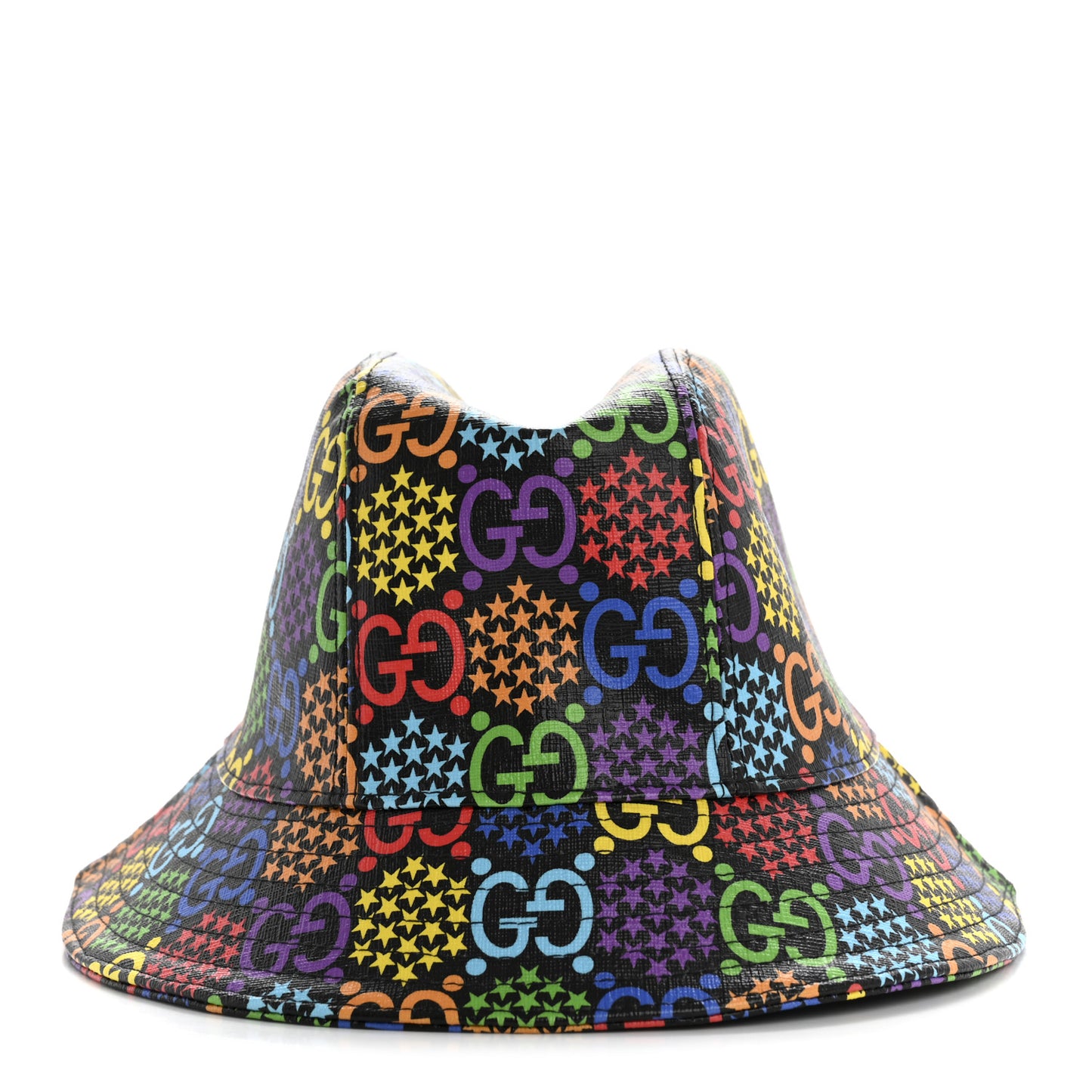 GG Supreme Monogram Psychedelic Fedora Hat M Multicolor