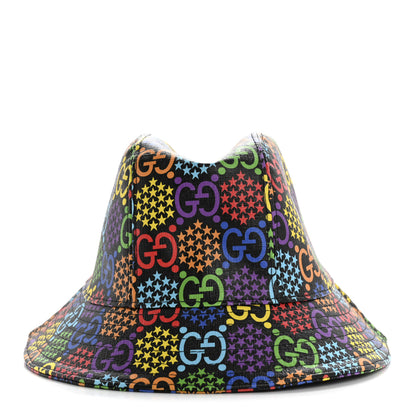 Gucci GG Supreme Monogram Psychedelic Fedora Hat M Multicolor 6 of 9