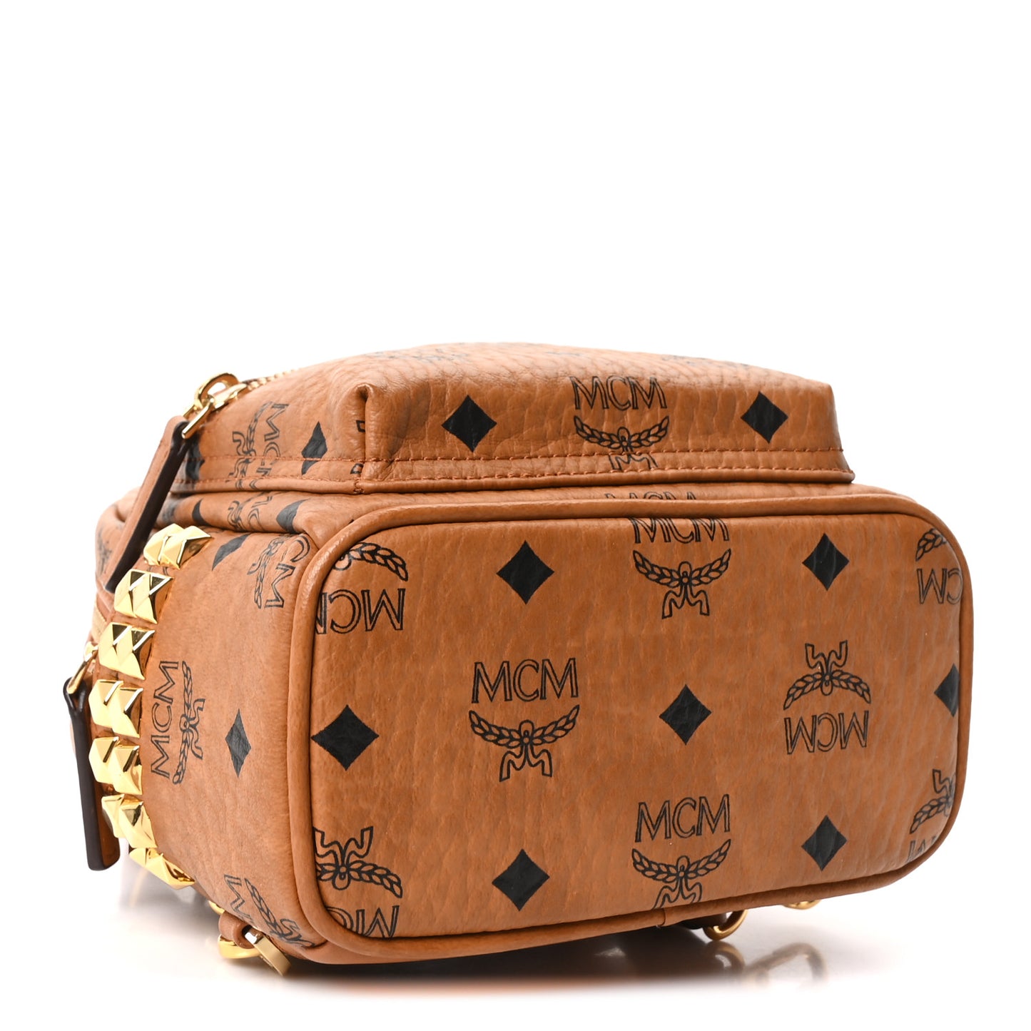 Visetos Side Stud X-Mini Stark Backpack Cognac