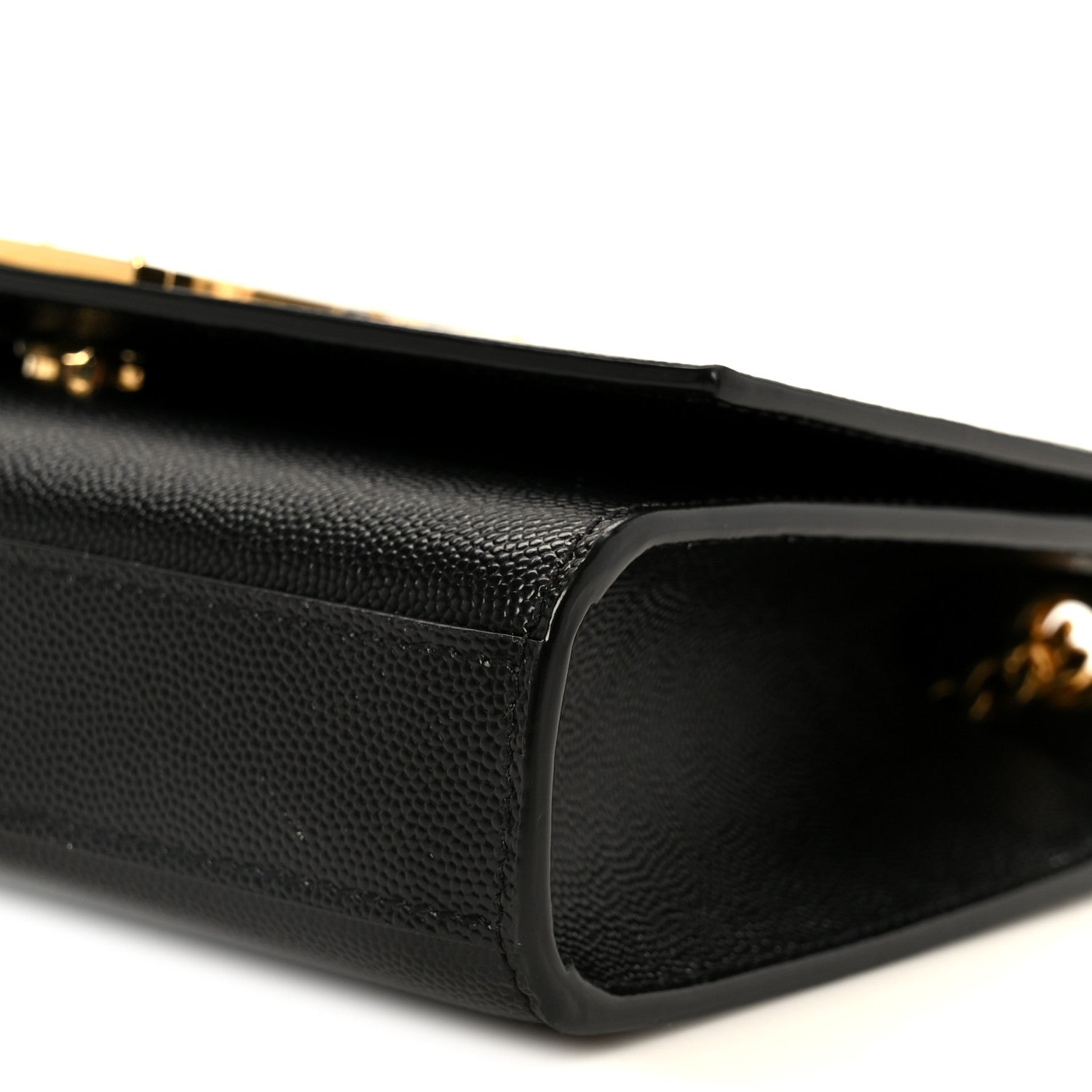 Saint Laurent Grain De Poudre Small Monogram Kate Satchel Black 11 of 12