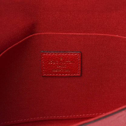 Louis Vuitton Empreinte Pochette Felicie Chain Wallet Scarlet 10 of 12